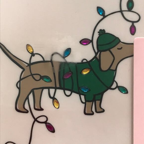 Kate Spade Phone Case iPhone 12 PRO MAX Christmas Dash Hound Rhinestone New - Picture 2 of 8